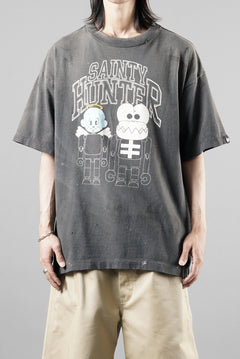 画像をギャラリービューアに読み込む, SAINT Mxxxxxx x BOUNTY HUNTER SS TEE / SKULL-K&amp;BABY-M (BLACK)
