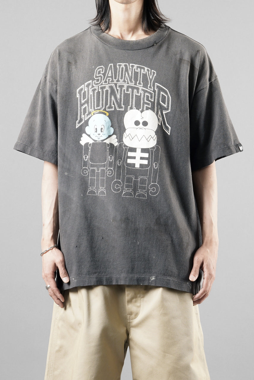 画像をギャラリービューアに読み込む, SAINT Mxxxxxx x BOUNTY HUNTER SS TEE / SKULL-K&amp;BABY-M (BLACK)