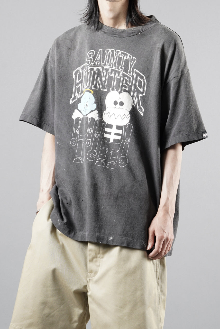 画像をギャラリービューアに読み込む, SAINT Mxxxxxx x BOUNTY HUNTER SS TEE / SKULL-K&amp;BABY-M (BLACK)