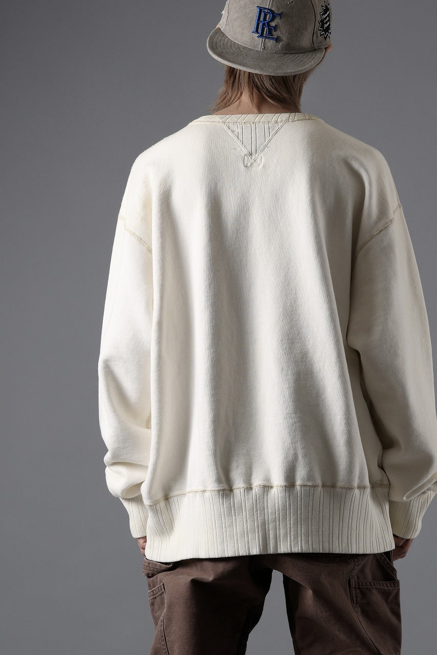 FULLCOUNT x N/07 exclusive Double V Set In Sleeve / Mother Cotton "Exhausted" (Ecru)