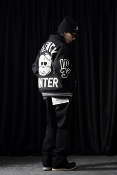 画像をギャラリービューアに読み込む, SAINT Mxxxxxx x BOUNTY HUNTER VARSITY JACKET / SAINTY HUNTER (BLACK)