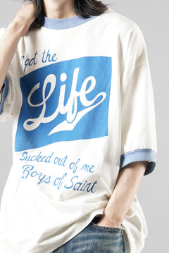 画像をギャラリービューアに読み込む, SAINT Mxxxxxx x Boys of Summer SS TEE / RINGER (WHITE)