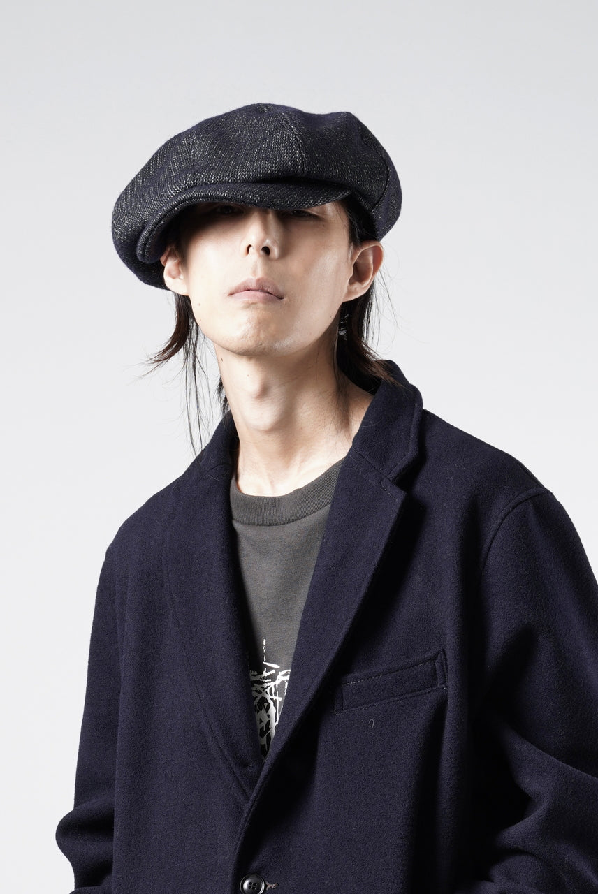 画像をギャラリービューアに読み込む, BROWN'S BEACH BBJ-032 WORKER CASQUETTE (NAVY BLUE)