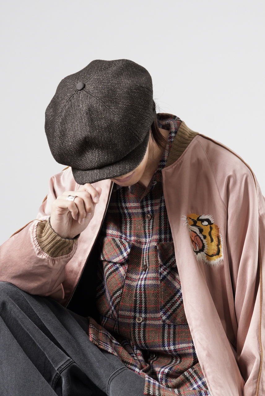 画像をギャラリービューアに読み込む, BROWN'S BEACH BBJ-032 WORKER CASQUETTE (OXFORD GREY)
