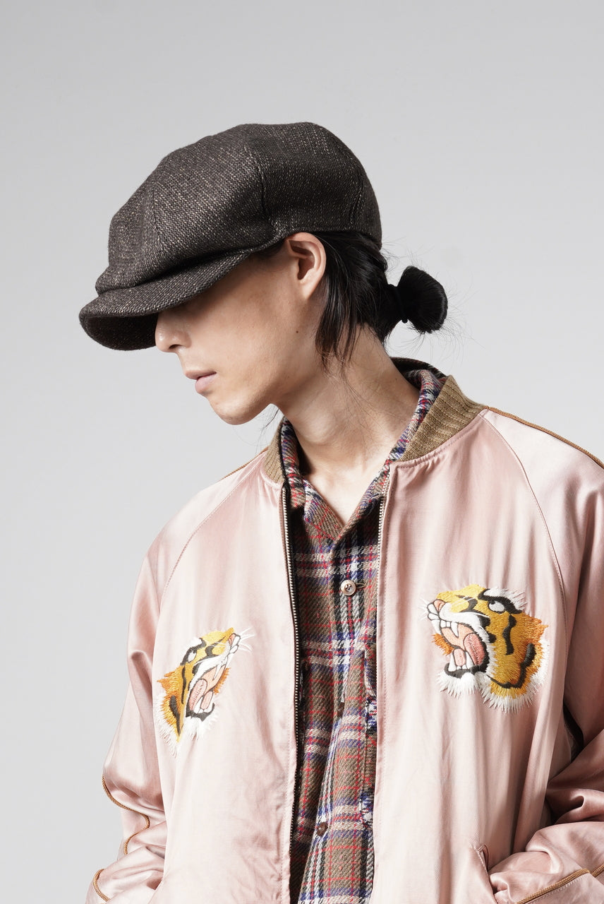 画像をギャラリービューアに読み込む, BROWN'S BEACH BBJ-032 WORKER CASQUETTE (OXFORD GREY)