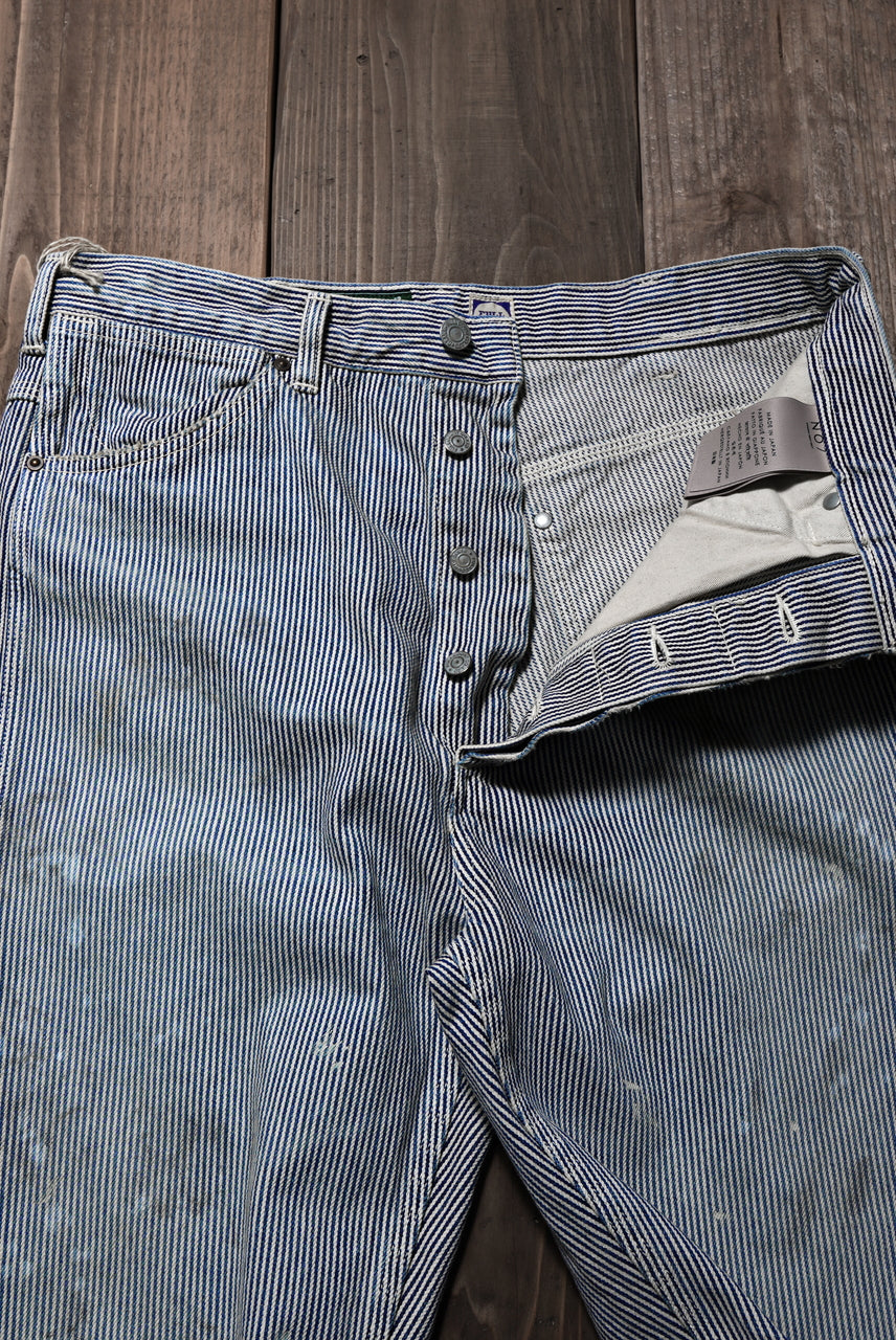 画像をギャラリービューアに読み込む, FULLCOUNT x N/07 x LOOM exclusive STRAIGHT PAINTER TROUSERS (HICKORY STRIPE)