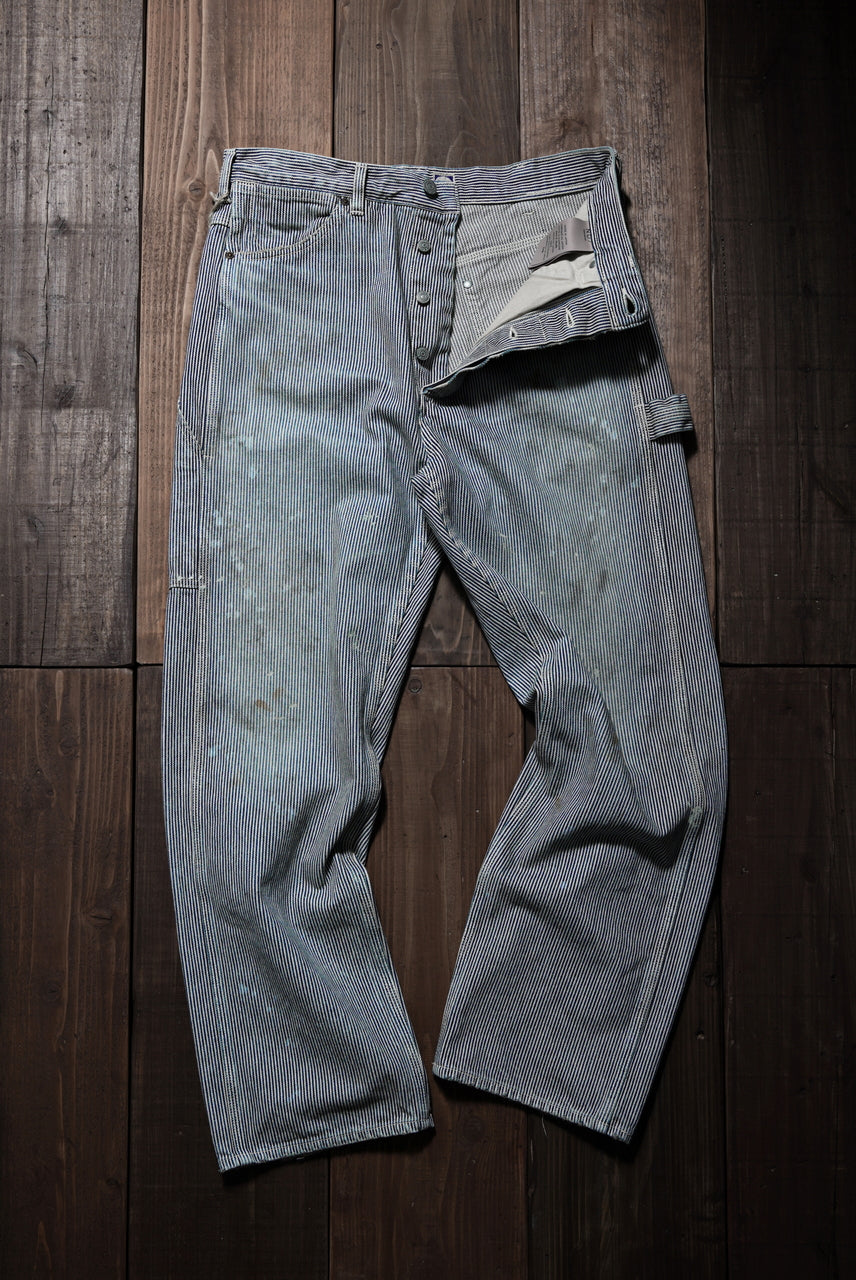 画像をギャラリービューアに読み込む, FULLCOUNT x N/07 x LOOM exclusive STRAIGHT PAINTER TROUSERS (HICKORY STRIPE)