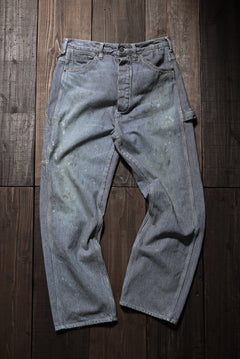 画像をギャラリービューアに読み込む, FULLCOUNT x N/07 x LOOM exclusive STRAIGHT PAINTER TROUSERS (HICKORY STRIPE)
