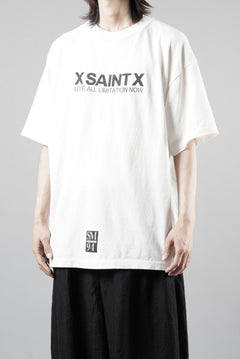 画像をギャラリービューアに読み込む, SAINT Mxxxxxx SS TEE / X SAINT X (WHITE)