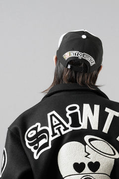 Load image into Gallery viewer, SAINT Mxxxxxx × BOUNTY HUNTER CAP / SKULL-KUN (BLACK)