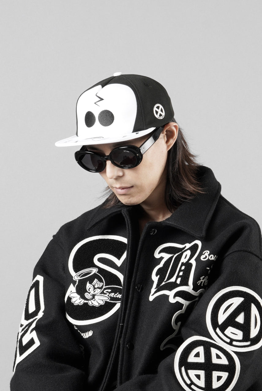 Load image into Gallery viewer, SAINT Mxxxxxx × BOUNTY HUNTER CAP / SKULL-KUN (BLACK)