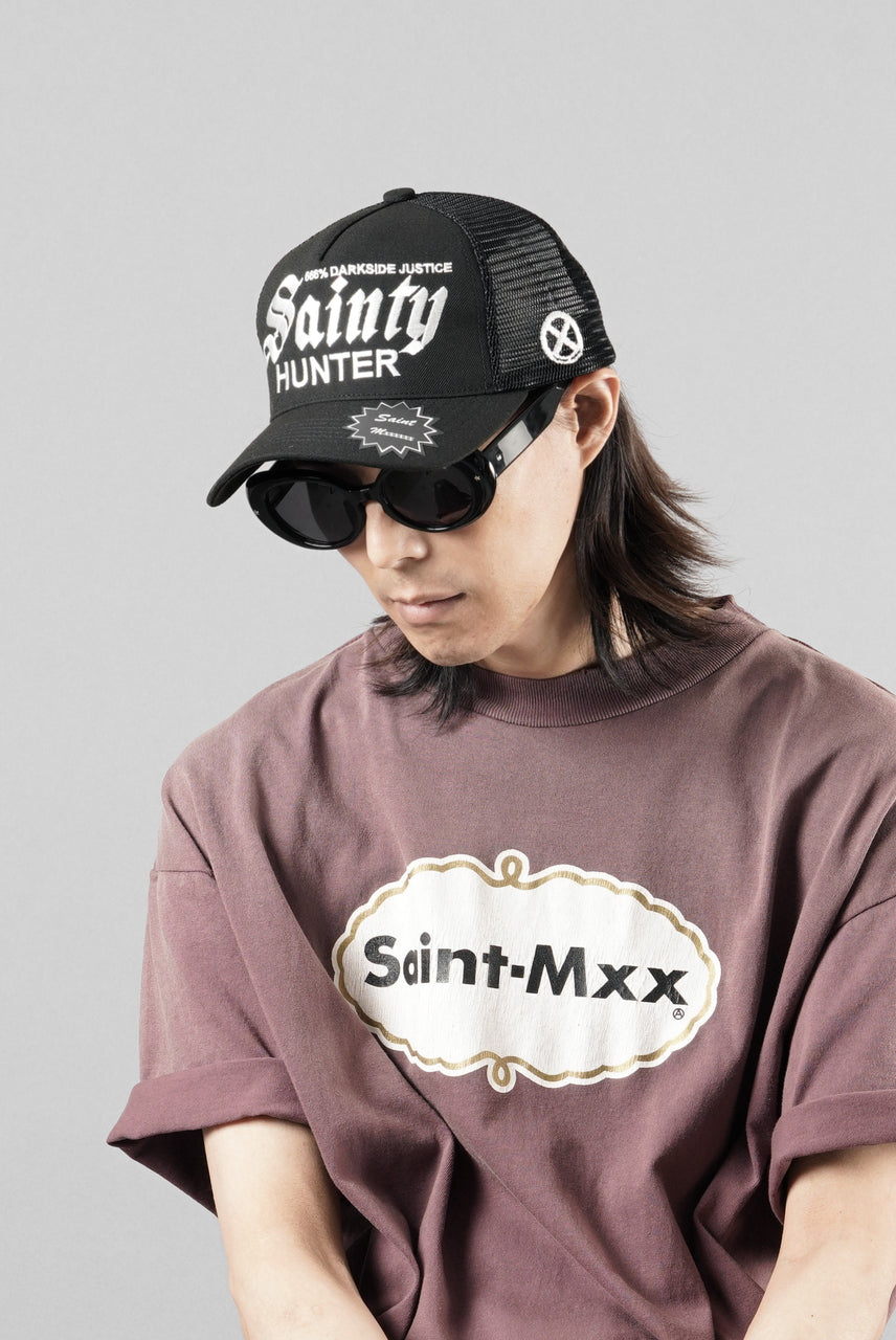 画像をギャラリービューアに読み込む, SAINT Mxxxxxx × BOUNTY HUNTER MESH CAP / SAINTY HUNTER (BLACK)