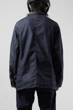 画像をギャラリービューアに読み込む, FULLCOUNT x GDC GFC2001 Leather Collar Denim Chore Jacket (INDIGO)