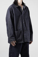 画像をギャラリービューアに読み込む, FULLCOUNT x GDC GFC2001 Leather Collar Denim Chore Jacket (INDIGO)