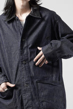 画像をギャラリービューアに読み込む, FULLCOUNT x GDC GFC2001 Leather Collar Denim Chore Jacket (INDIGO)
