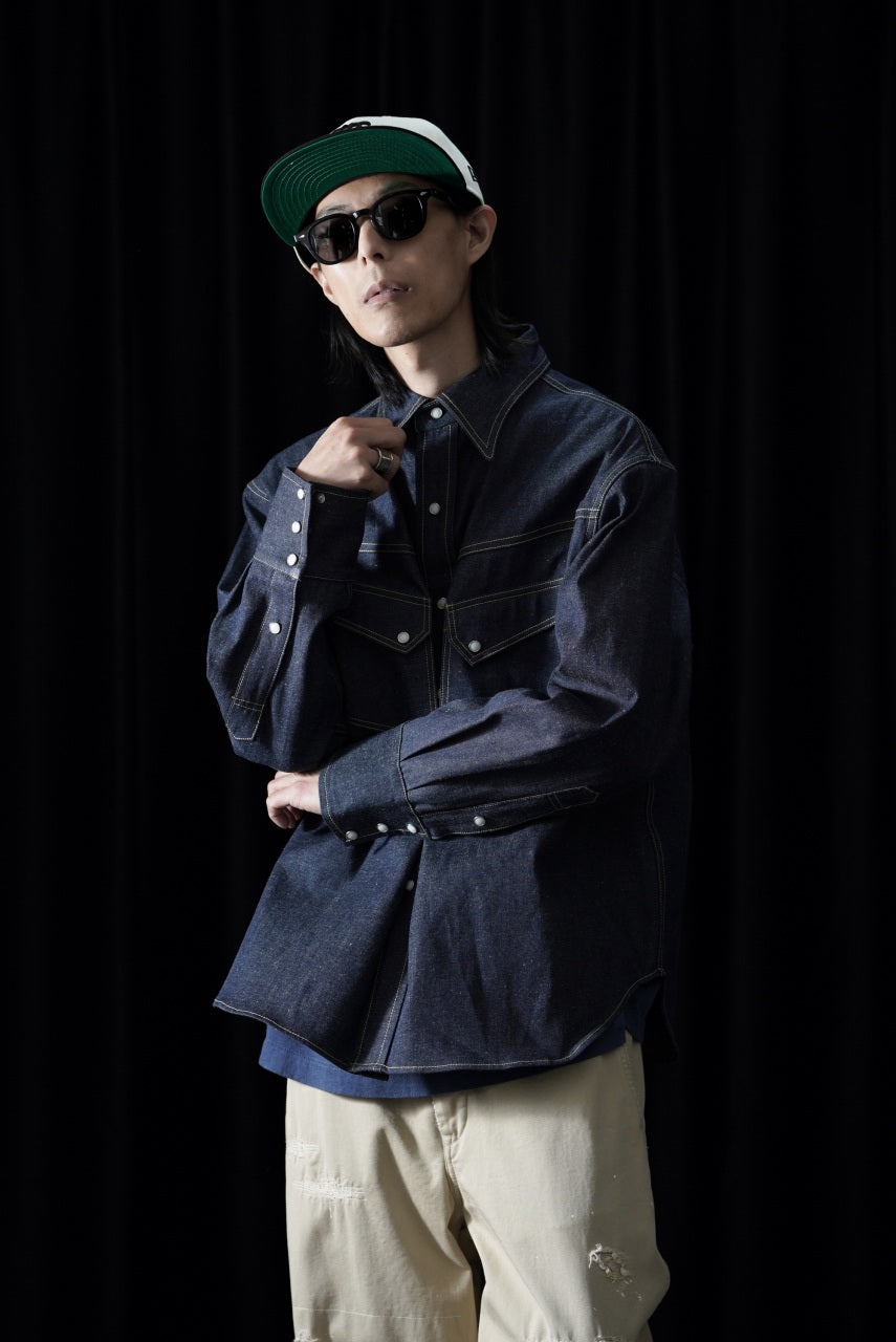 画像をギャラリービューアに読み込む, SAINT Mxxxxxx x BerBerJin DENIM SHIRT / REGID (BLUE)