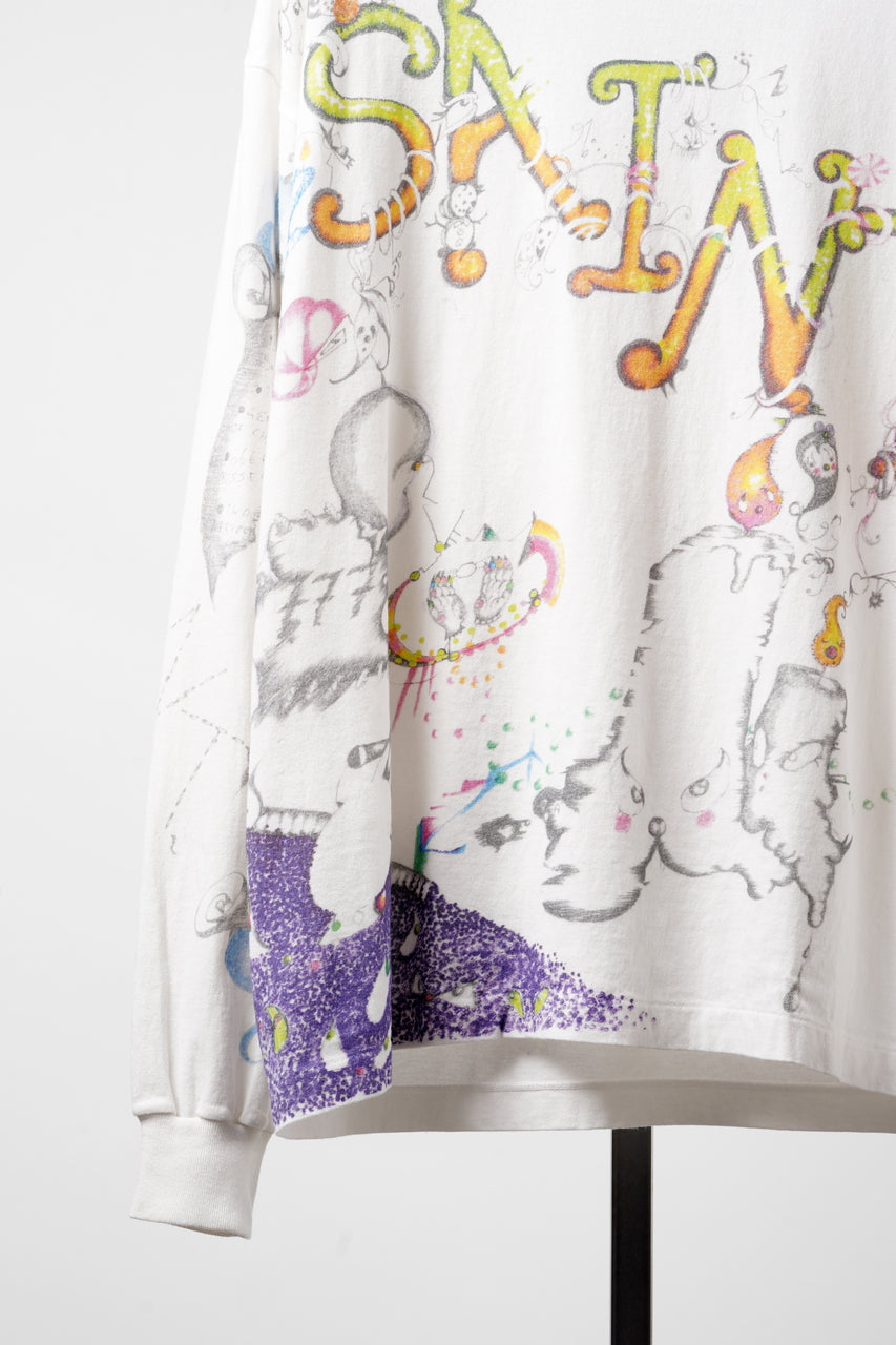 Load image into Gallery viewer, SAINT Mxxxxxx × Coco Star Sims COCO LS T-SHIRT (WHITE)