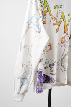 Load image into Gallery viewer, SAINT Mxxxxxx × Coco Star Sims COCO LS T-SHIRT (WHITE)