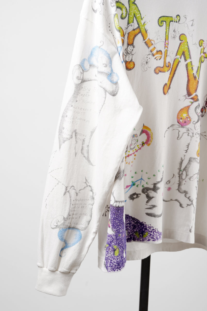 Load image into Gallery viewer, SAINT Mxxxxxx × Coco Star Sims COCO LS T-SHIRT (WHITE)