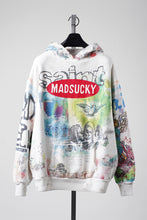 Load image into Gallery viewer, SAINT Mxxxxxx × MADSAKI DOUBLE FACE HOODIE / MADSUCKY (WHITE)