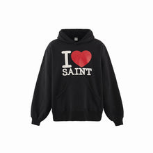 Load image into Gallery viewer, SAINT Mxxxxxx HOODIE I LOVE SAINT (BLACK)