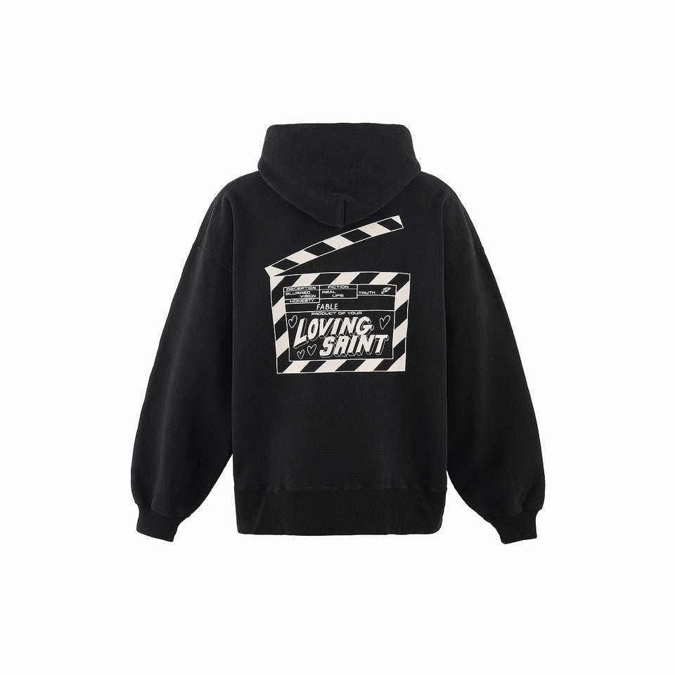 Load image into Gallery viewer, SAINT Mxxxxxx HOODIE I LOVE SAINT (BLACK)