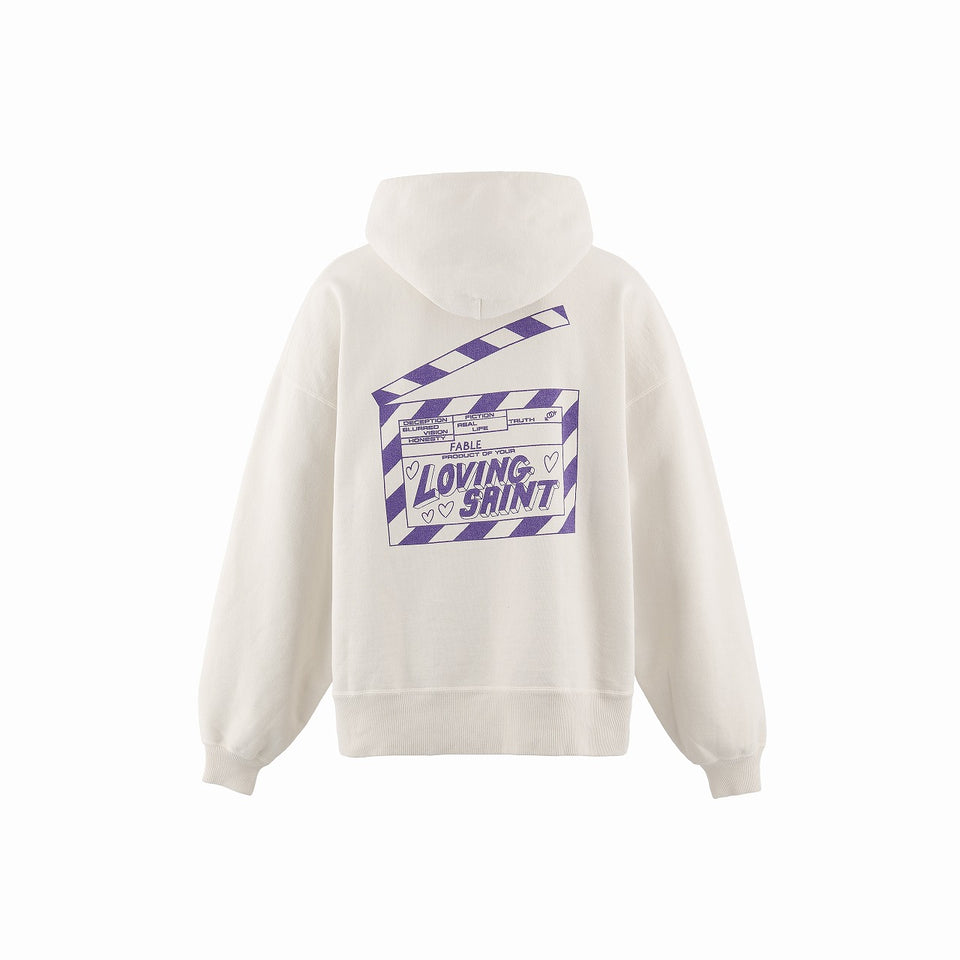 Load image into Gallery viewer, SAINT Mxxxxxx HOODIE I LOVE SAINT (WHITE)