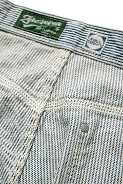 画像をギャラリービューアに読み込む, FULLCOUNT x N/07 x LOOM exclusive STRAIGHT PAINTER TROUSERS (HICKORY STRIPE)
