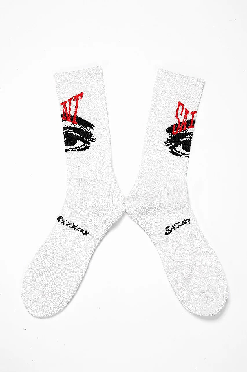 画像をギャラリービューアに読み込む, SAINT Mxxxxxx SOCKS / EYE (WHITE)