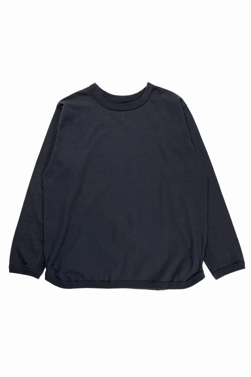 画像をギャラリービューアに読み込む, FULLCOUNT FLAT SEAM HEAVY WEIGHT LONG SLEEVE T SHIRT / ORIGINAL 30/2 TIGHT TENSION JERSEY (INK BLACK)