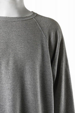 画像をギャラリービューアに読み込む, FULLCOUNT FADING RAGLAN SLEEVE SWEAT SHIRT (DAMAGE LESS / HEATHER GRAY)