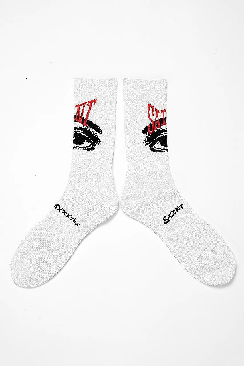 画像をギャラリービューアに読み込む, SAINT Mxxxxxx SOCKS / EYE (WHITE)