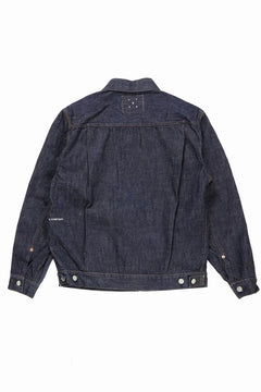 画像をギャラリービューアに読み込む, FULLCOUNT x POP TRADING COMPANY Type2 Jean Jacket / 13.7oz Zimbabwe Selvedge Denim (INDIGO BLUE)