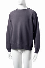 画像をギャラリービューアに読み込む, FULLCOUNT FADING RAGLAN SLEEVE SWEAT SHIRT (DAMAGE LESS / EGG PLANT)