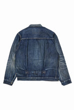 Load image into Gallery viewer, FULLCOUNT "More Than just Fear" Type 1 Denim Jacket / 13.7oz Zimbabwe Selvedge Denim (INDIGO BLUE)