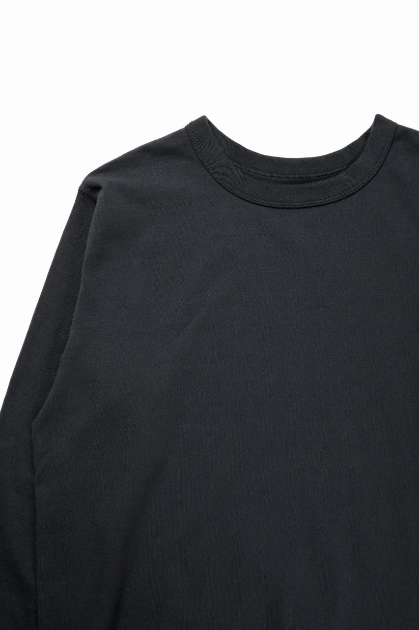 画像をギャラリービューアに読み込む, FULLCOUNT FLAT SEAM HEAVY WEIGHT LONG SLEEVE T SHIRT / ORIGINAL 30/2 TIGHT TENSION JERSEY (INK BLACK)