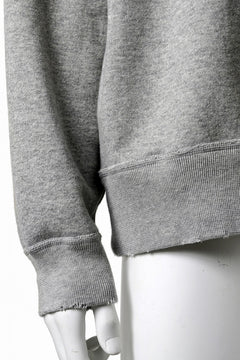 画像をギャラリービューアに読み込む, FULLCOUNT FADING RAGLAN SLEEVE SWEAT SHIRT (DAMAGE LESS / HEATHER GRAY)