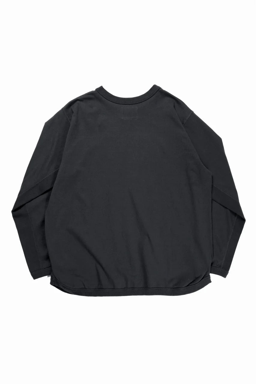 画像をギャラリービューアに読み込む, FULLCOUNT FLAT SEAM HEAVY WEIGHT LONG SLEEVE T SHIRT / ORIGINAL 30/2 TIGHT TENSION JERSEY (INK BLACK)