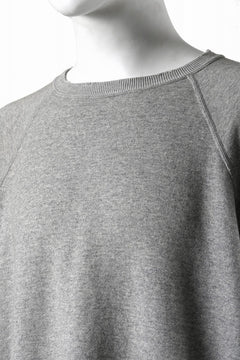 画像をギャラリービューアに読み込む, FULLCOUNT FADING RAGLAN SLEEVE SWEAT SHIRT (DAMAGE LESS / HEATHER GRAY)