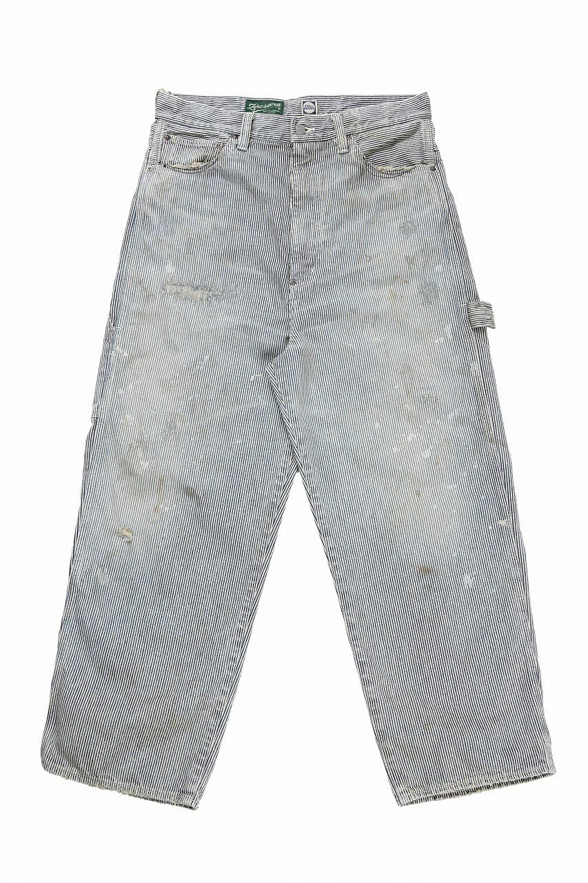 画像をギャラリービューアに読み込む, FULLCOUNT x N/07 x LOOM exclusive WIDE TAPERED PAINTER TROUSERS (HICKORY STRIPE)