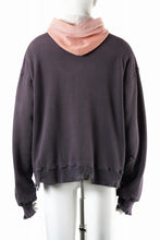画像をギャラリービューアに読み込む, FULLCOUNT FADING DOUBLE FACE SWEAT HOODIE (EGG PLANT x PINK)