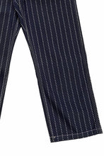画像をギャラリービューアに読み込む, FULLCOUNT WABASH WORKERS PANTS / INDIGO DYED DRILL with WASH STAR STRIPE (INDIGO / ONE WASHED)