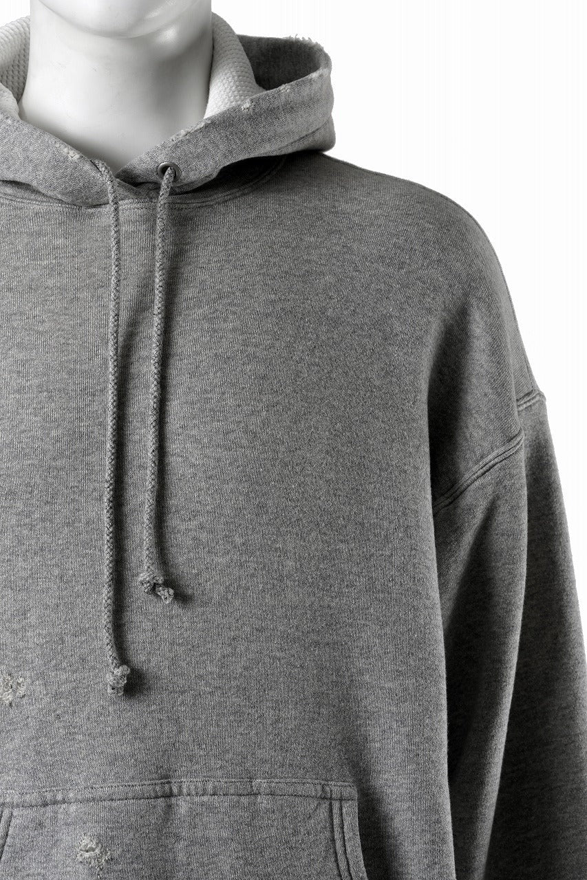 画像をギャラリービューアに読み込む, FULLCOUNT FADING DOUBLE FACE SWEAT HOODIE (GRAY)