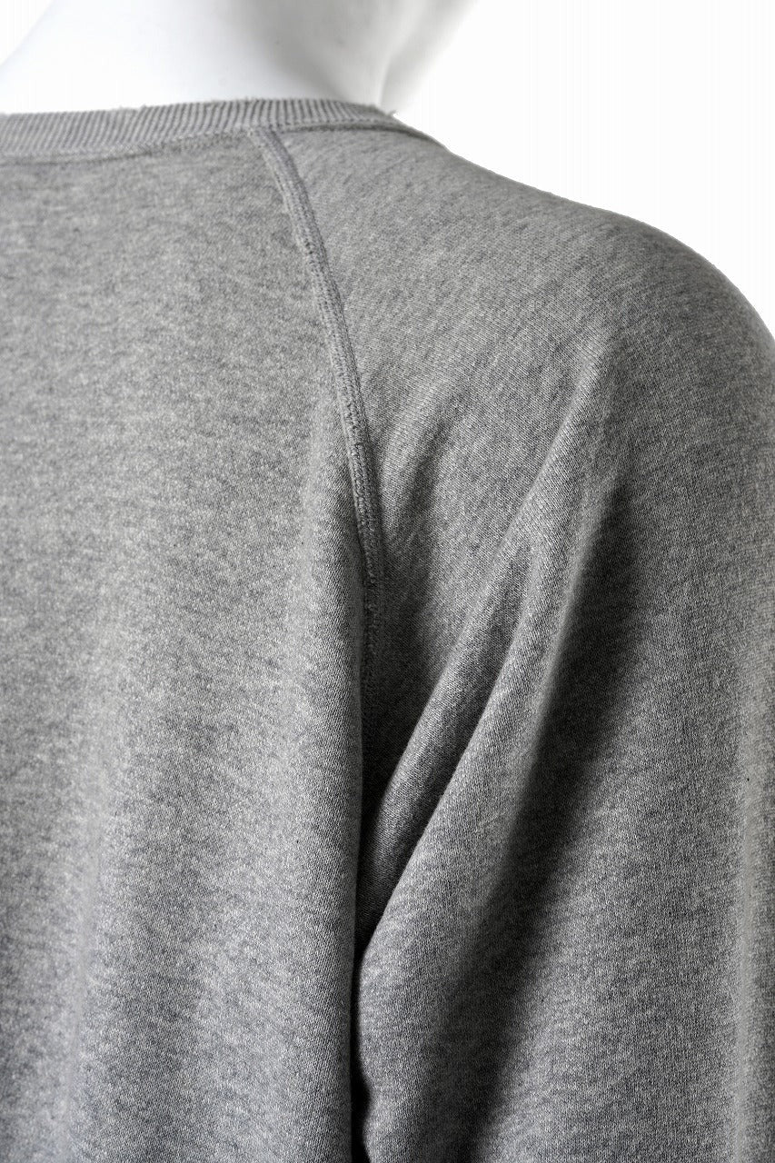 画像をギャラリービューアに読み込む, FULLCOUNT FADING RAGLAN SLEEVE SWEAT SHIRT (DAMAGE LESS / HEATHER GRAY)