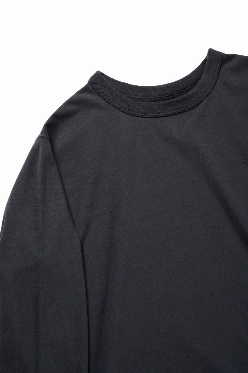 画像をギャラリービューアに読み込む, FULLCOUNT FLAT SEAM HEAVY WEIGHT LONG SLEEVE T SHIRT / ORIGINAL 30/2 TIGHT TENSION JERSEY (INK BLACK)