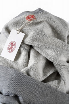 画像をギャラリービューアに読み込む, FULLCOUNT FADING RAGLAN SLEEVE SWEAT SHIRT (DAMAGE LESS / HEATHER GRAY)