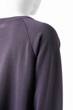 画像をギャラリービューアに読み込む, FULLCOUNT FADING RAGLAN SLEEVE SWEAT SHIRT (DAMAGE LESS / EGG PLANT)