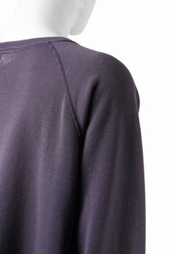画像をギャラリービューアに読み込む, FULLCOUNT FADING RAGLAN SLEEVE SWEAT SHIRT (DAMAGE LESS / EGG PLANT)