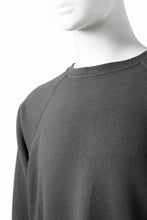 画像をギャラリービューアに読み込む, FULLCOUNT FADING RAGLAN SLEEVE SWEAT SHIRT (DAMAGE LESS / BLACK)