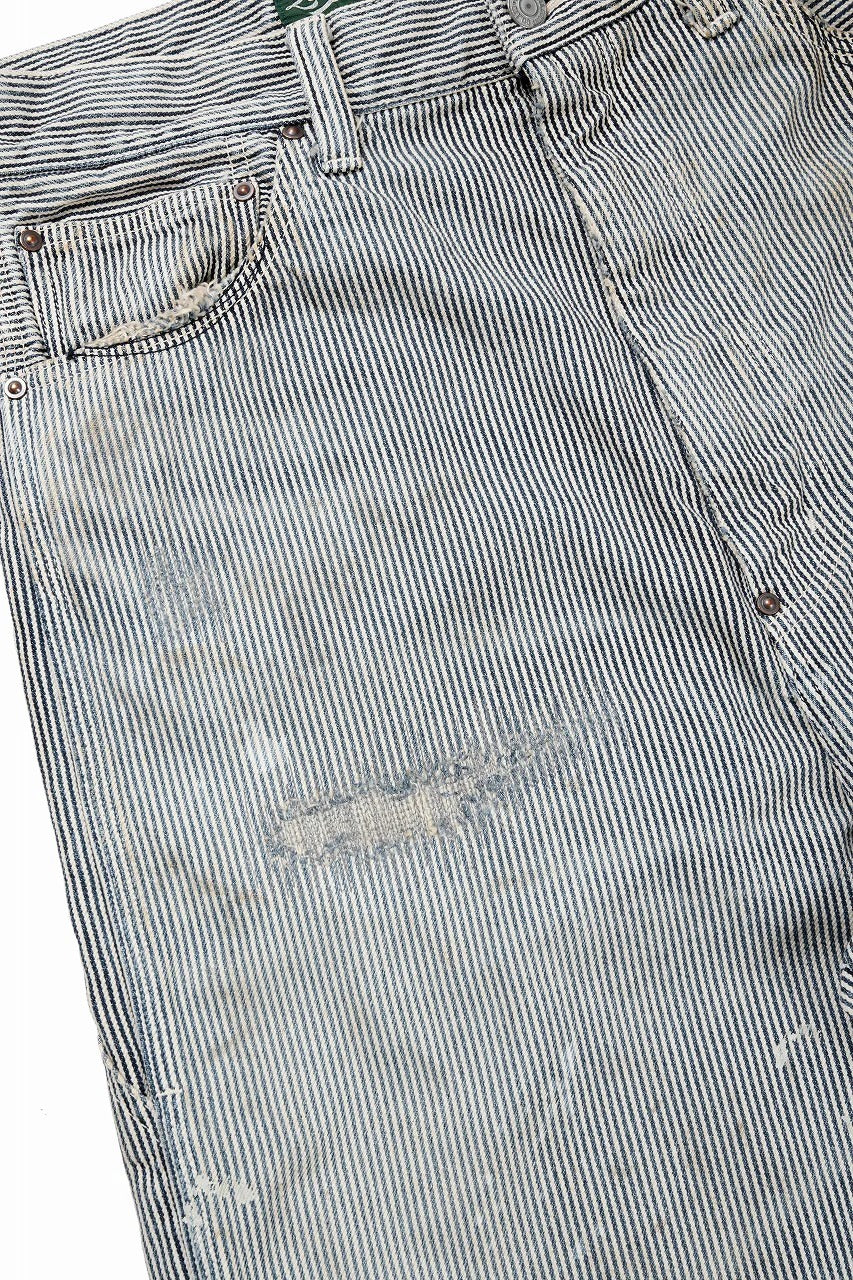 画像をギャラリービューアに読み込む, FULLCOUNT x N/07 x LOOM exclusive WIDE TAPERED PAINTER TROUSERS (HICKORY STRIPE)